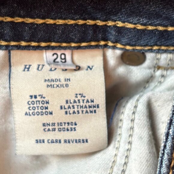 Hudson Jeans Flap Pocket Bootcut Denim Size 29 Y2K 2000s Classic - Picture 9 of 10